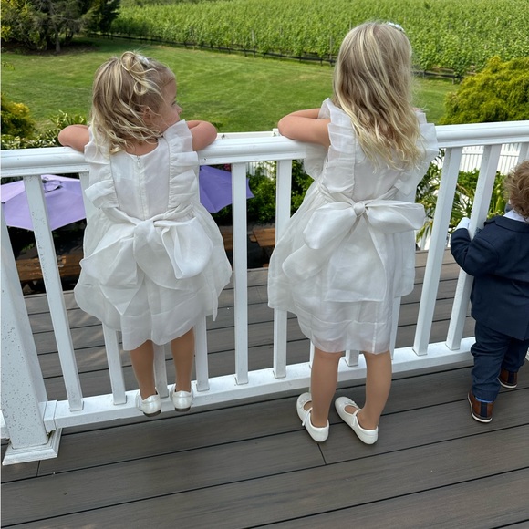LOVE by Nellystella Flower Girl Dress - Mae in Star White - Picture 7 of 8